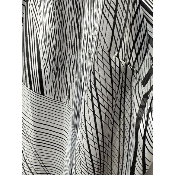R&M Richards Black White Dress Jacket Set Plus Size 2X - Picture 4 of 13